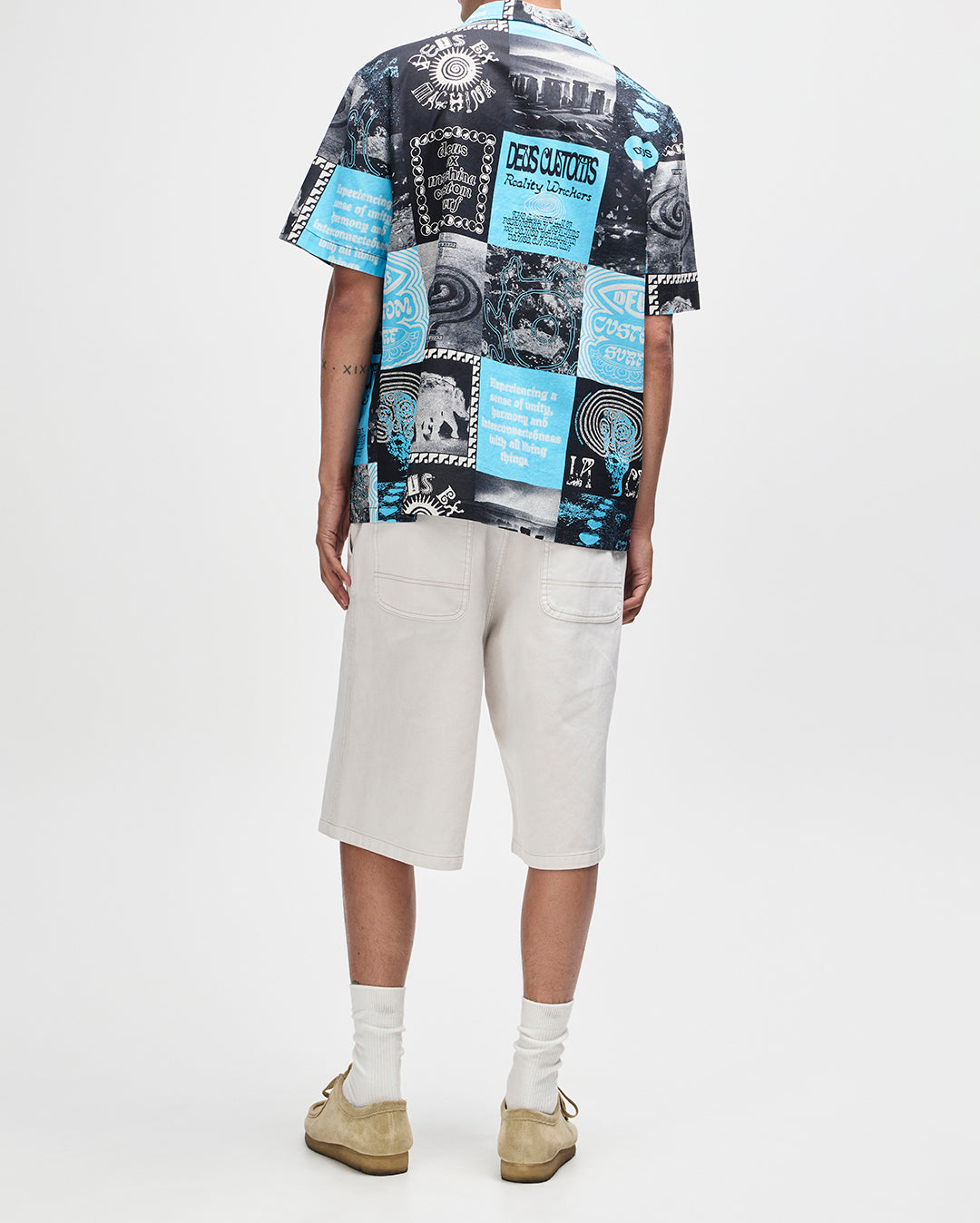 Washed Away Short Sleeve Shirt - Caviar by Deus Ex Machina - view 3