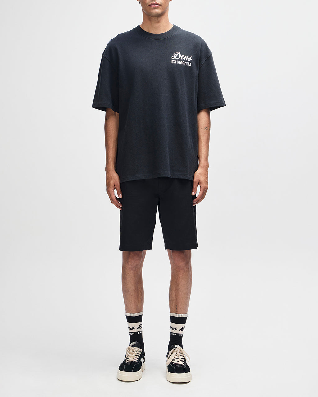 Harajuku Sign T-Shirt - Black by Deus Ex Machina - view 3