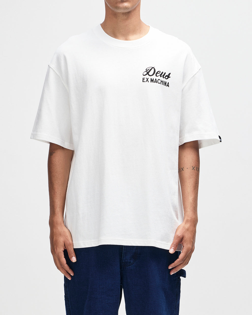 Venice Sign T-Shirt - White by Deus Ex Machina