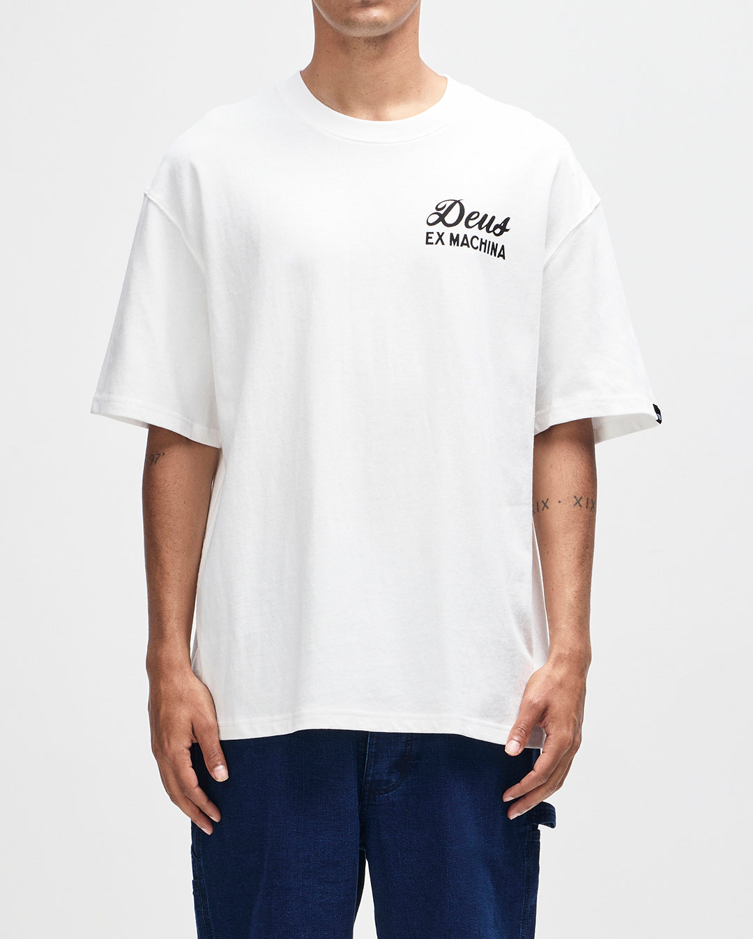 Venice Sign T-Shirt - White by Deus Ex Machina