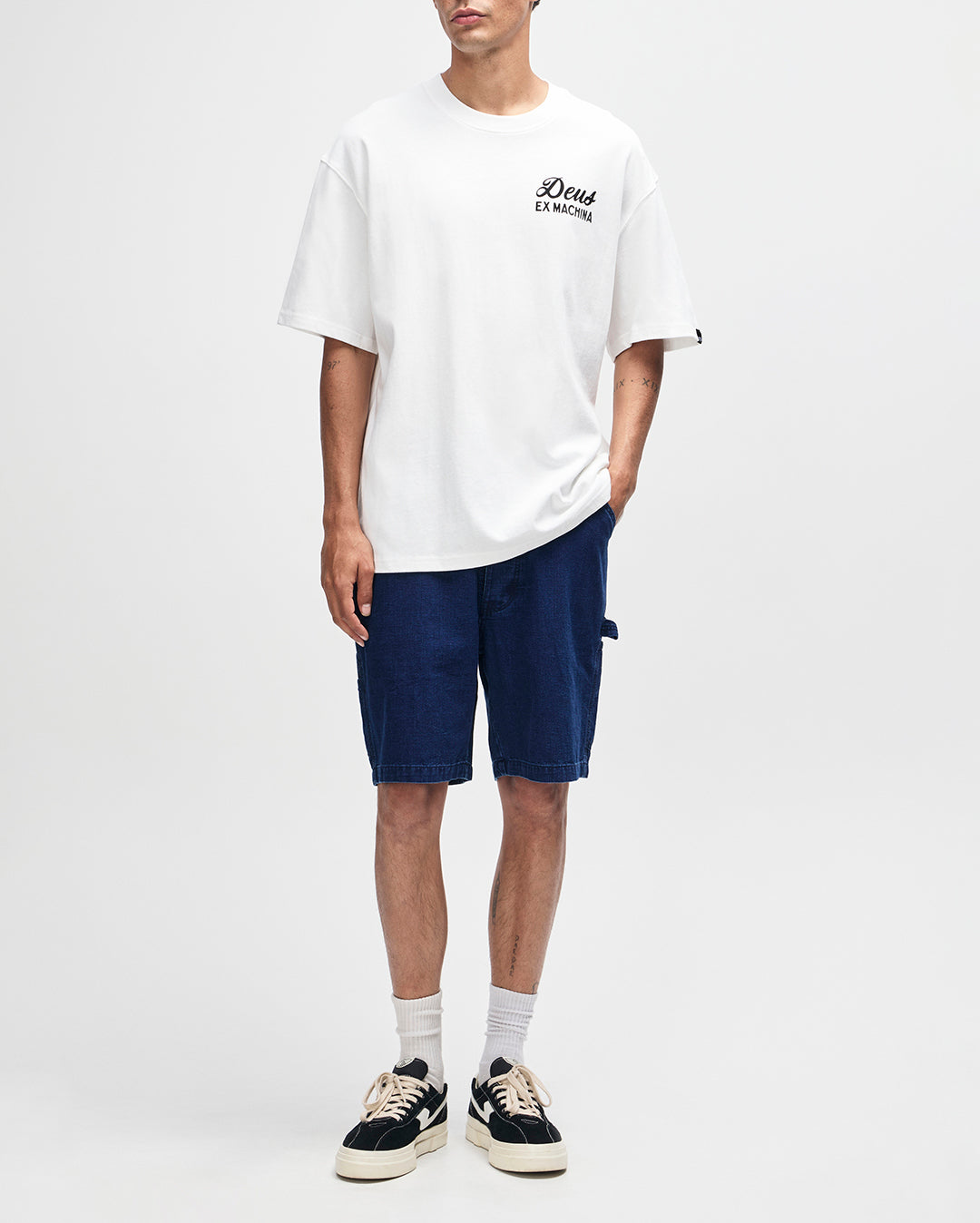 Venice Sign T-Shirt - White by Deus Ex Machina - view 4