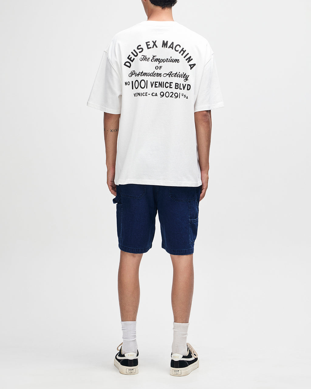 Venice Sign T-Shirt - White by Deus Ex Machina - view 5