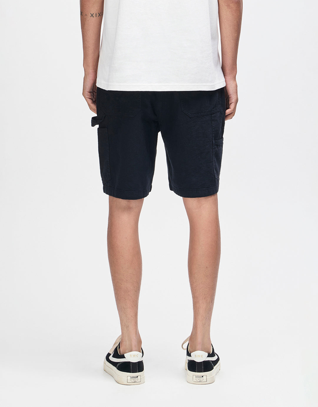 Big Fella Chambray Shorts - Black by Deus Ex Machina - view 2