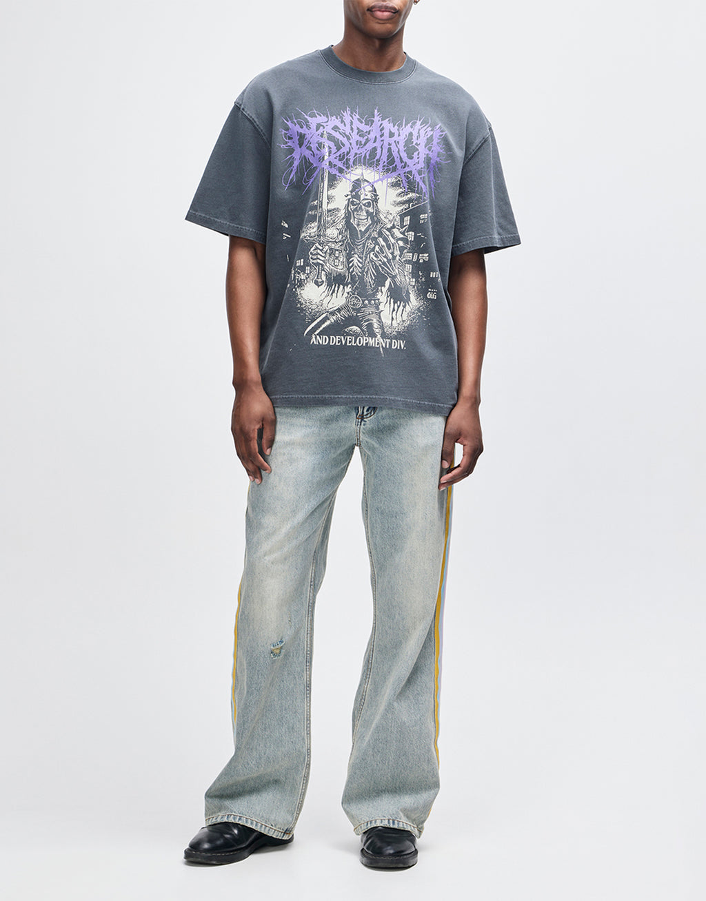 Metal Fabricator T-Shirt - Anthracite by Deus Ex Machina - view 6