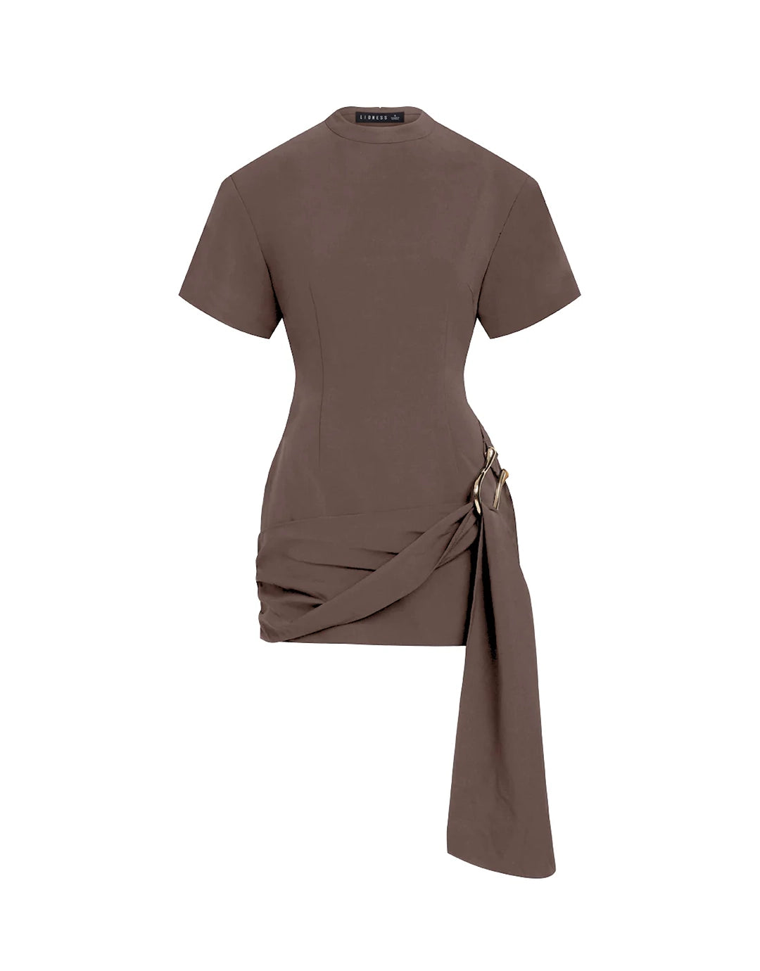 Martini Mini Dress - Chocolate