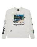 Migration Long Sleeve T-Shirt - Light Grey Marle by Deus Ex Machina