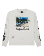 Migration Long Sleeve T-Shirt - Light Grey Marle by Deus Ex Machina