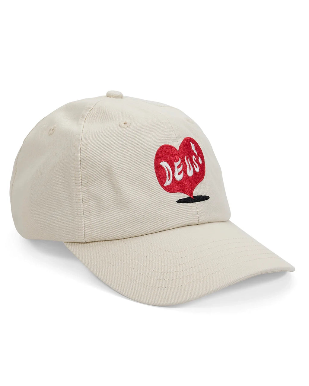 Deep Cut Dad Cap - White