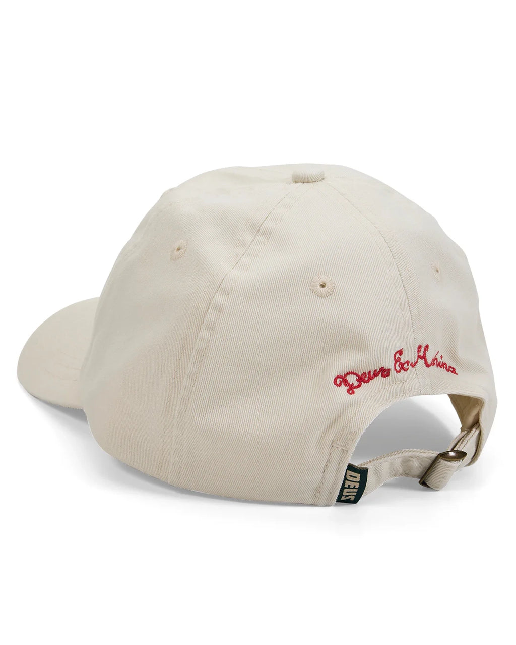 Deep Cut Dad Cap - White