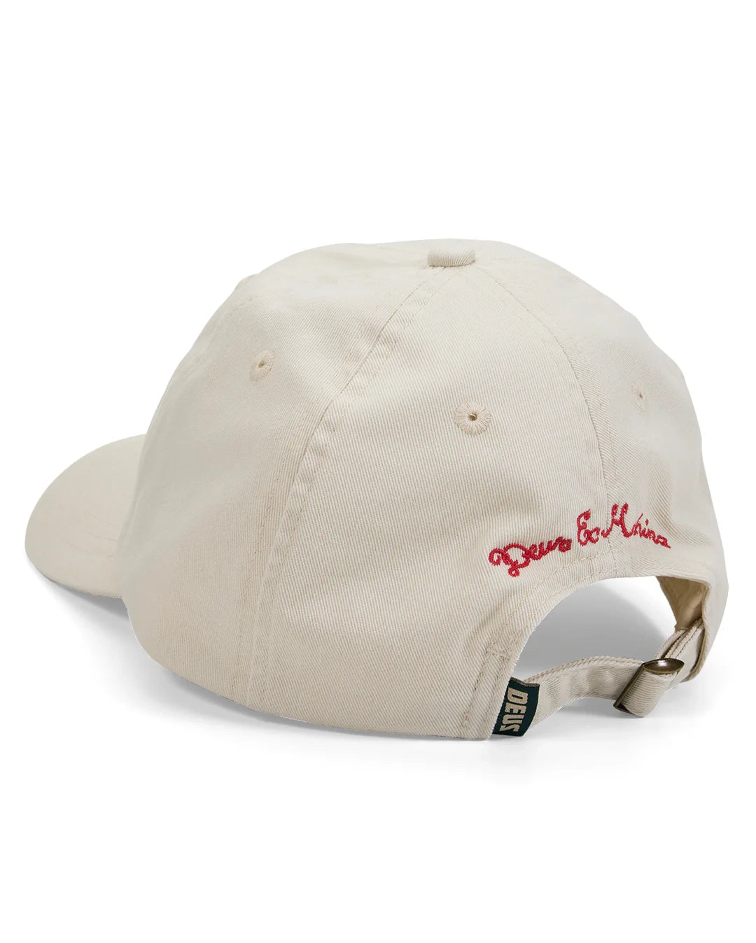 Deep Cut Dad Cap - White