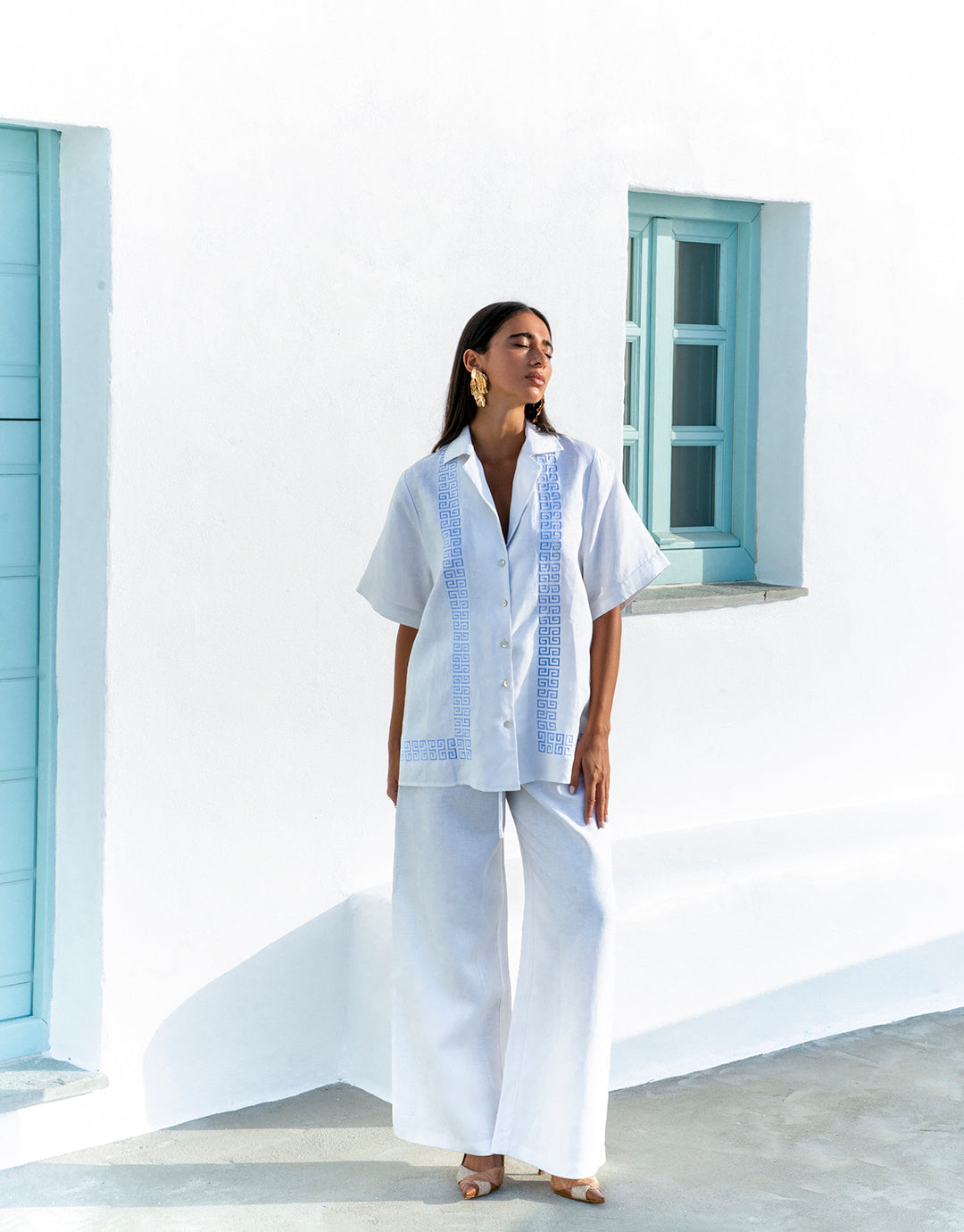 Wide Leg Pants - Sol Script