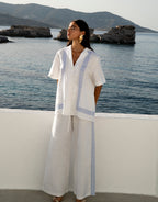 Wide Leg Pants - Sol Script by Summi Summi - view 4