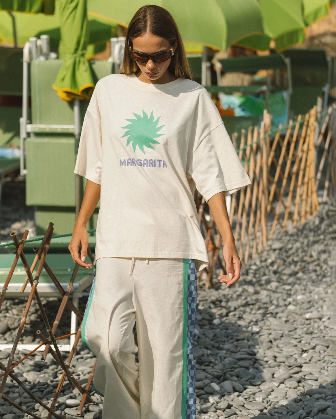 Margarita Oversized - Natural by Araminta James - view 2