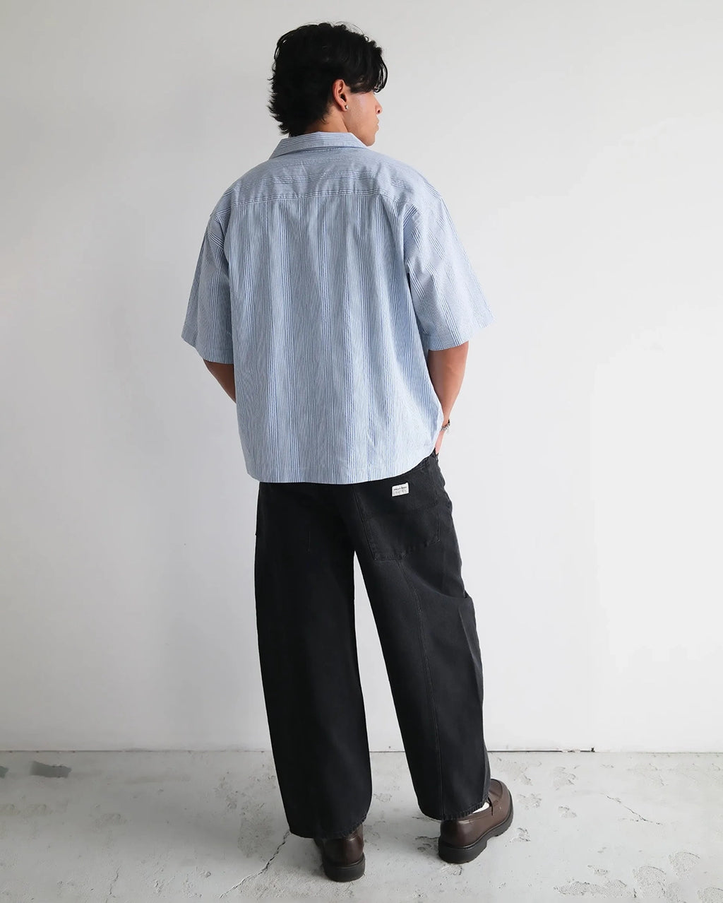 Bobby Camp Short Sleeve Shirt - Blue Stripe