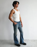 A4 Flare Kendrick Denim Jeans by Abrand - view 3