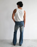A4 Flare Kendrick Denim Jeans by Abrand - view 4