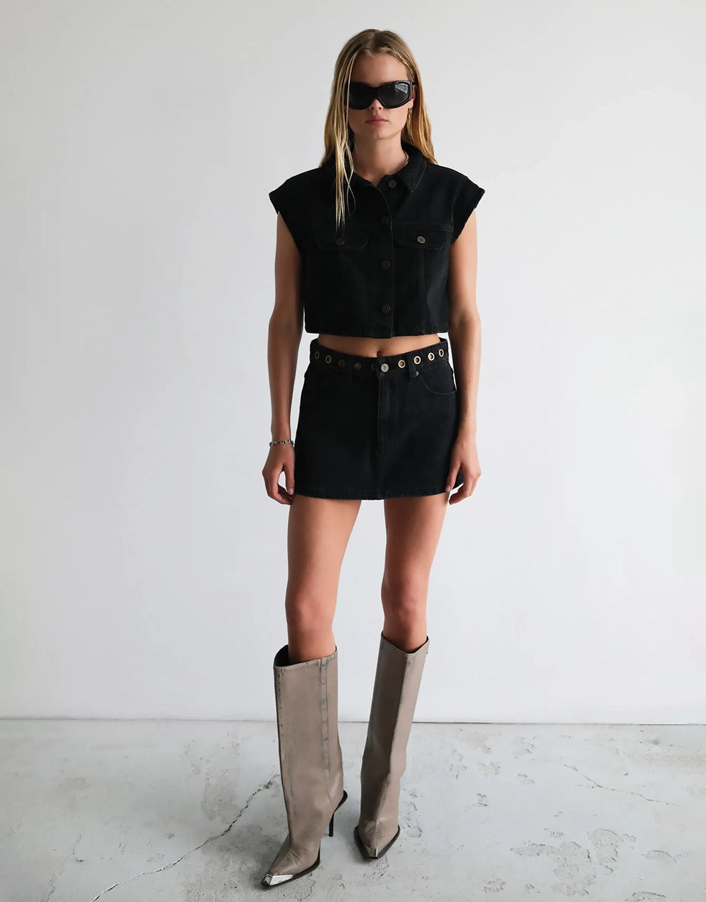 My Rose Shacket - Brie Eyelet