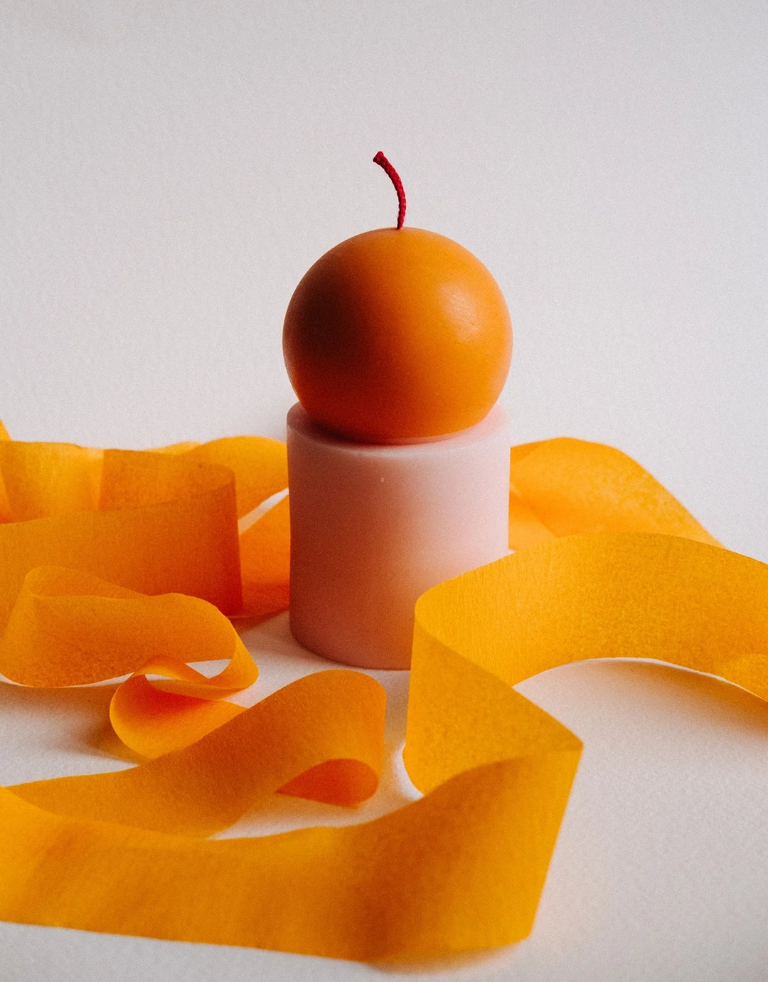 Lulu Candle - Pink Orange