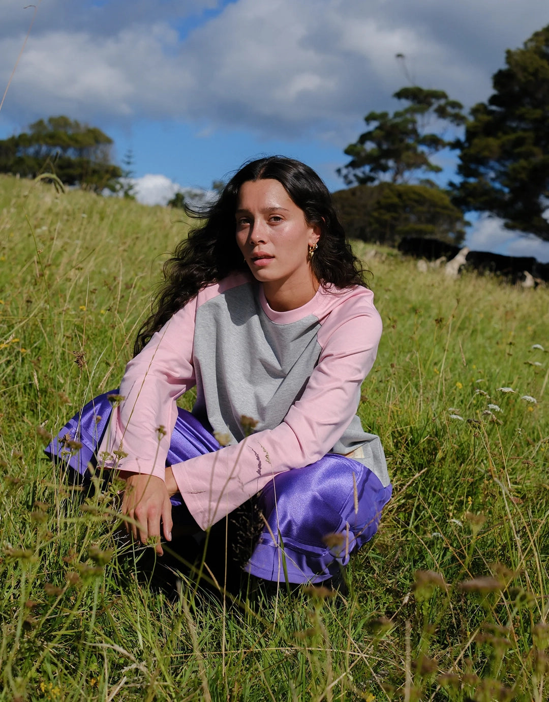 Crew Raglan Jersey - Grey/Pink by Checks Downtown - view 5