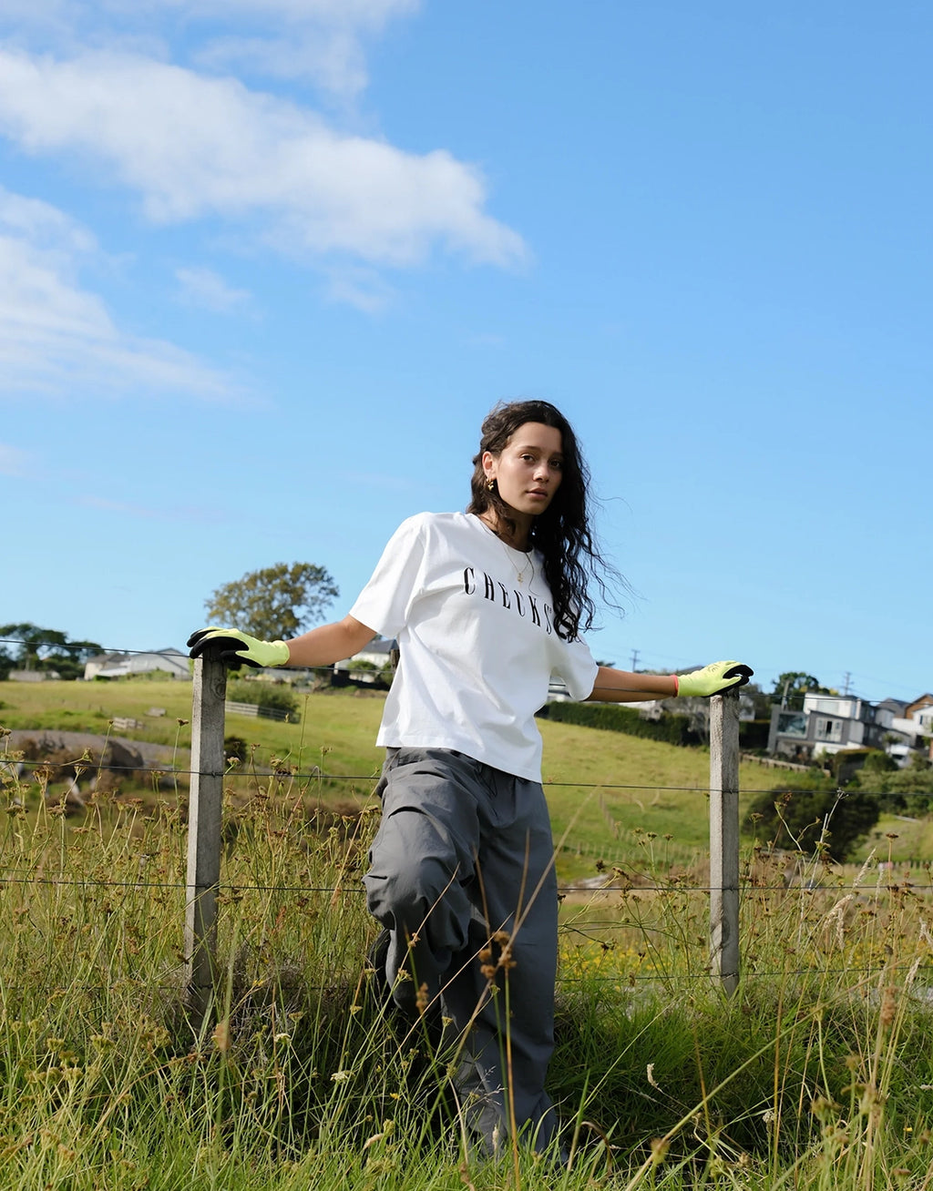 Dptmnt Tee - White by Checks Downtown - view 2