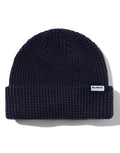 Distressed Waffle Knit Beanie - Washed Navy by Butter Goods