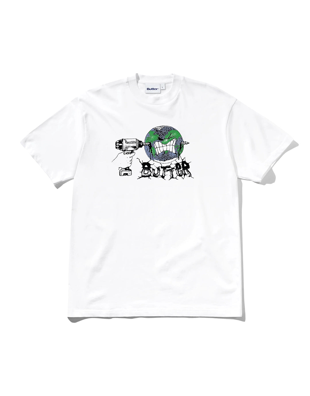Drill T-Shirt - White by Butter Goods