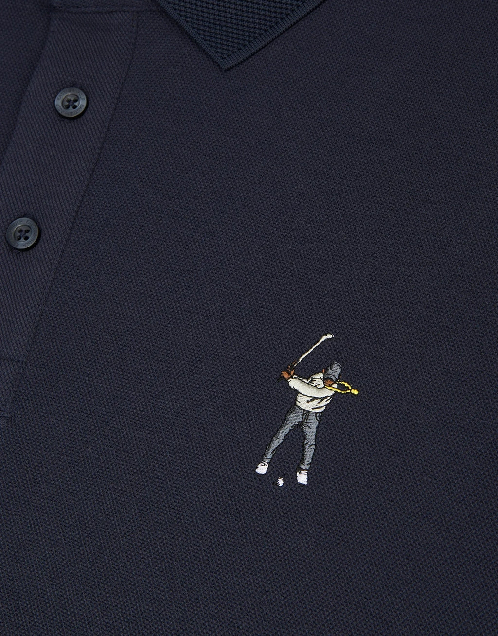 Core Pique Polo - Midnight Navy