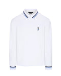 Long Sleeve Mid Weight Polo - Bright White by Eastside Golf