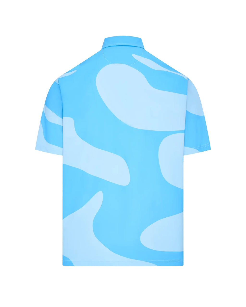 Camo Snap Placket Polo - Polaris Blue/Provence Blue by Eastside Golf - view 2