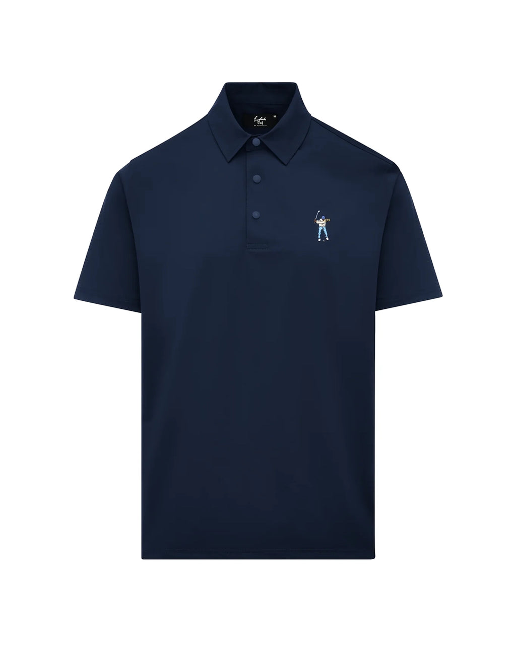 Snap Placket Polo - Midnight Navy