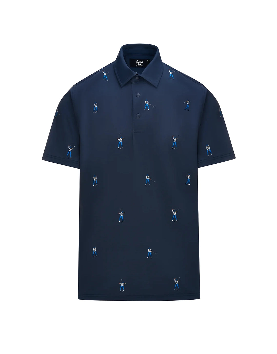 Snap Placket Polo - Midnight Navy Swingman