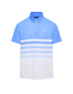 Signature Polo - Tranquil Blue Ombre Stripe by Eastside Golf