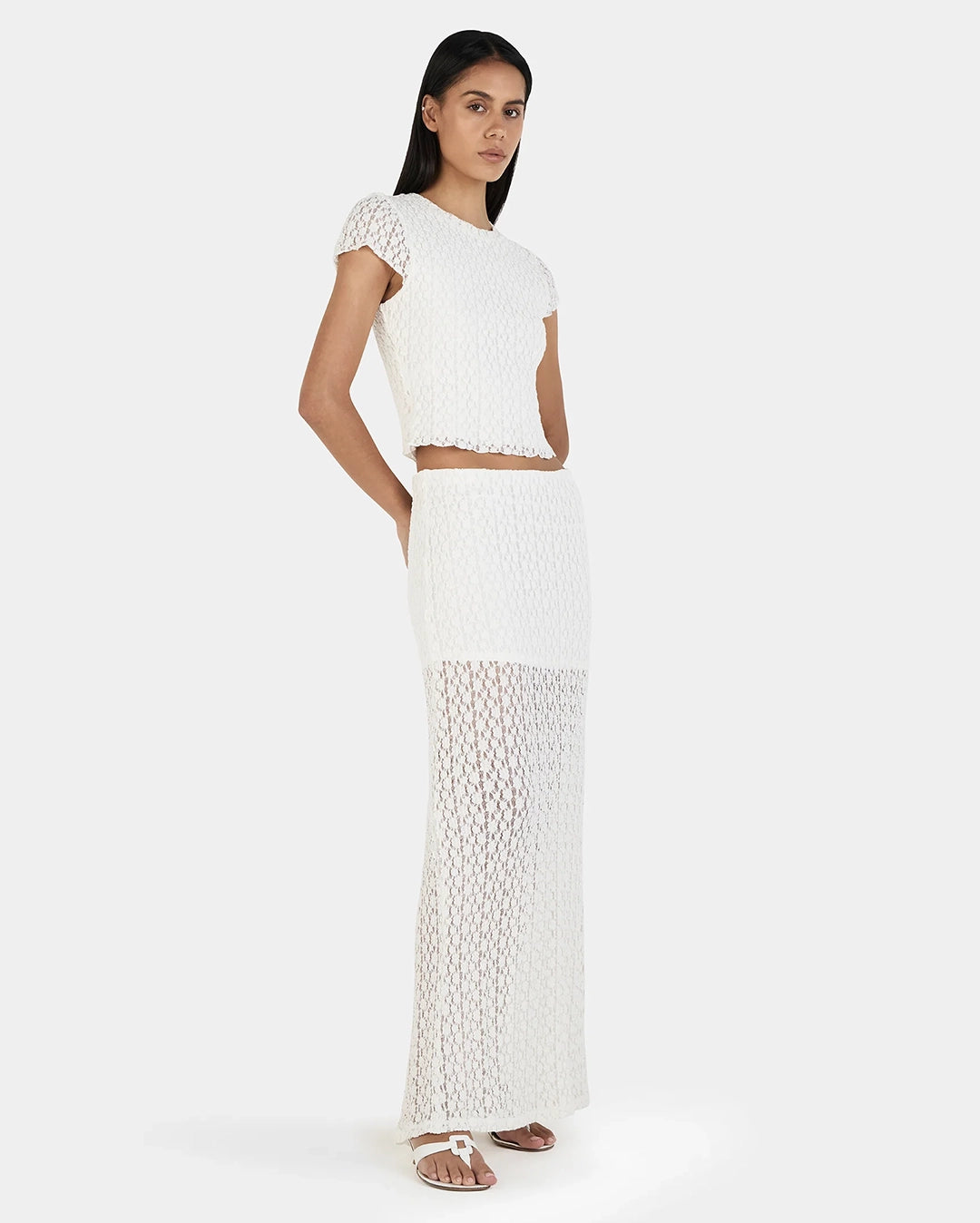 Elsa Baby Tee - Ivory by Ownley - view 2