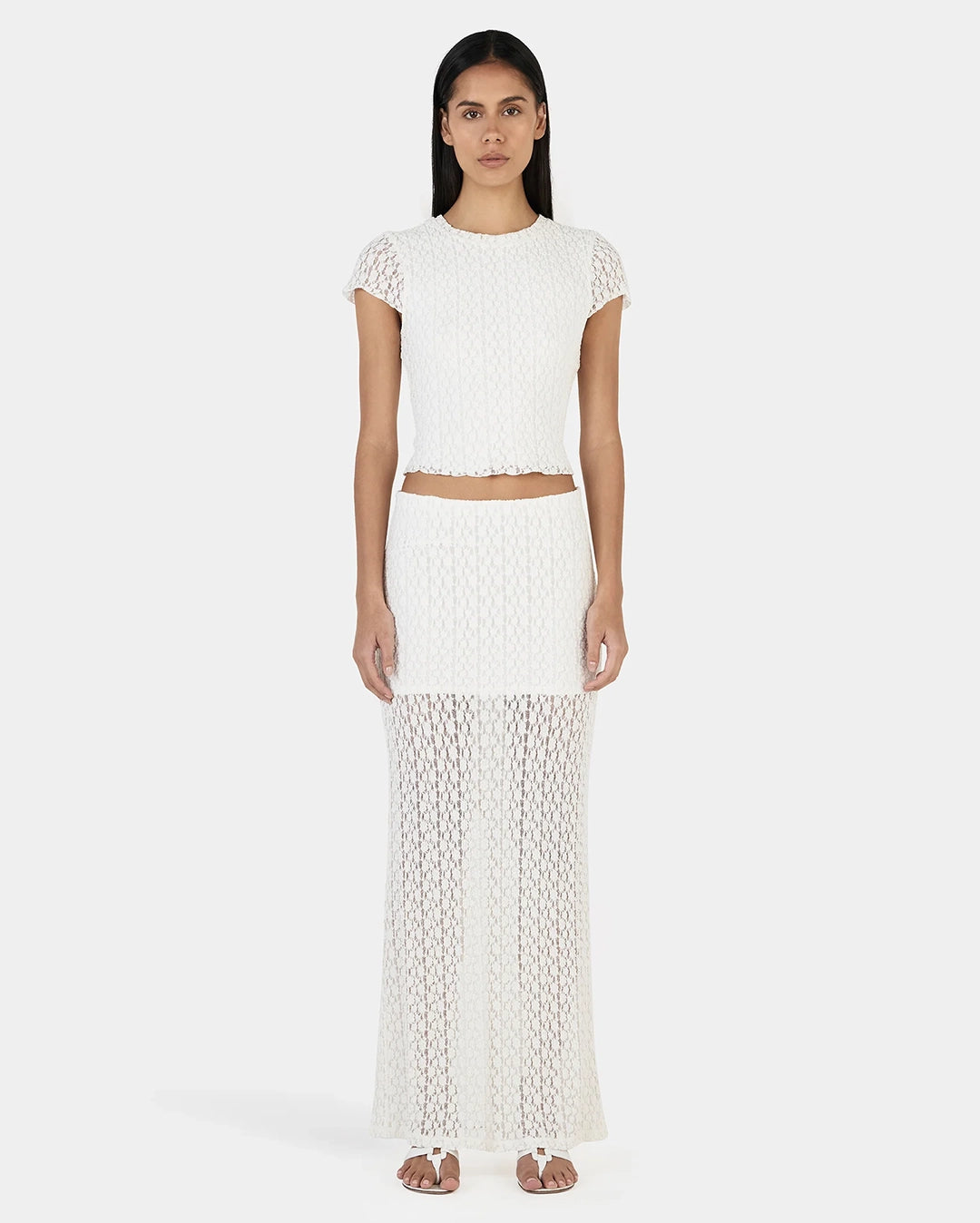 Elsa Baby Tee - Ivory by Ownley - view 5