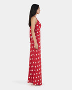 Elyse Maxi Dress - Red Polka by Ownley - view 5