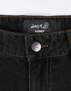 Reynolds Denim Pants - Washed Black by Former - view 4