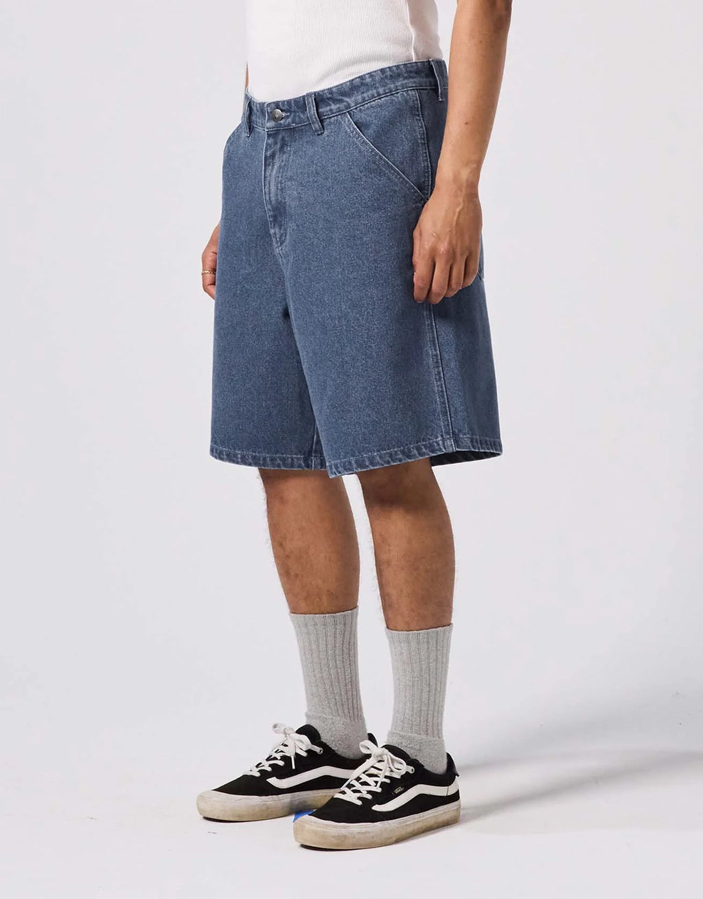 Reynolds 21" Denim Shorts - Worn Blue