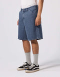 Reynolds 21" Denim Shorts - Worn Blue by Former