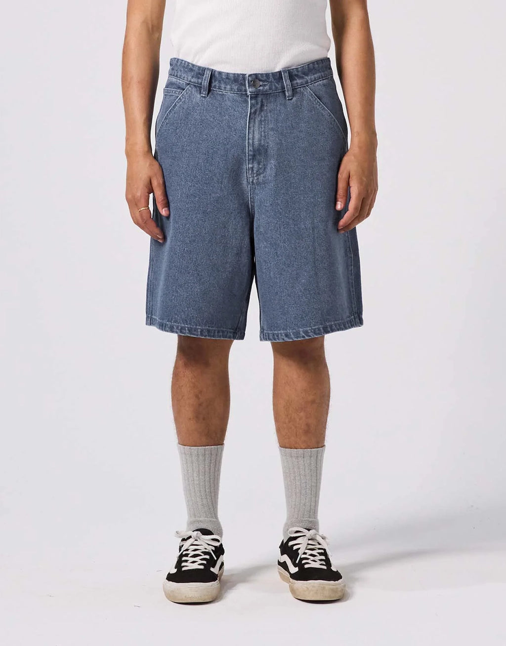 Reynolds 21" Denim Shorts - Worn Blue