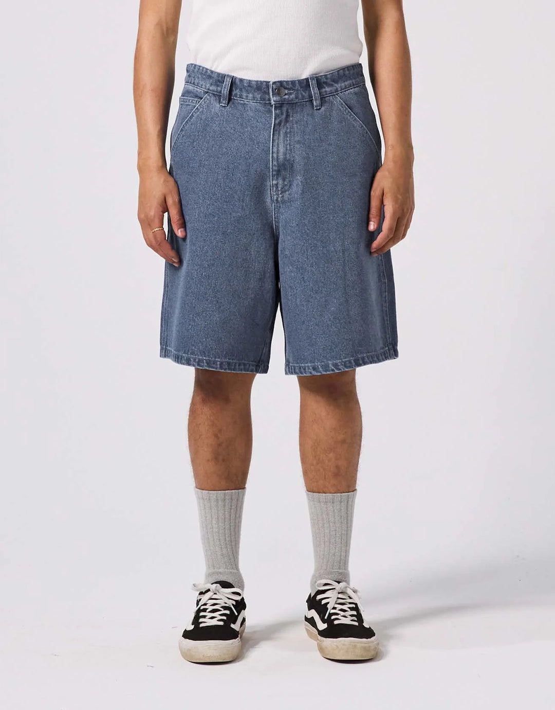 Reynolds 21" Denim Shorts - Worn Blue