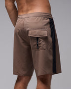 System 19" Shorts - Chocolate by Former - view 4