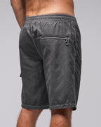 Swans Cargo 21" Swim Shorts - Black by Former - view 3