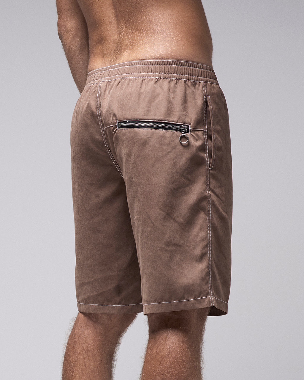 Swans Cargo 21" Swim Shorts - Chocolate