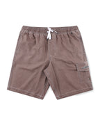 Swans Cargo 21" Swim Shorts - Chocolate by Former