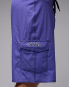 Crux Cargo 20" Shorts - Violet by Former - view 4
