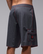 Hoyo CroShort Sleeve Crux 21" Shorts - Black by Former - view 3