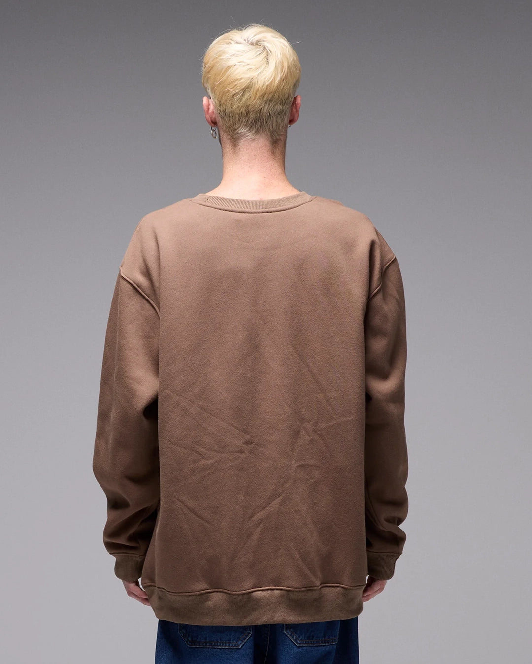 Legacy Emb Crew - Chocolate