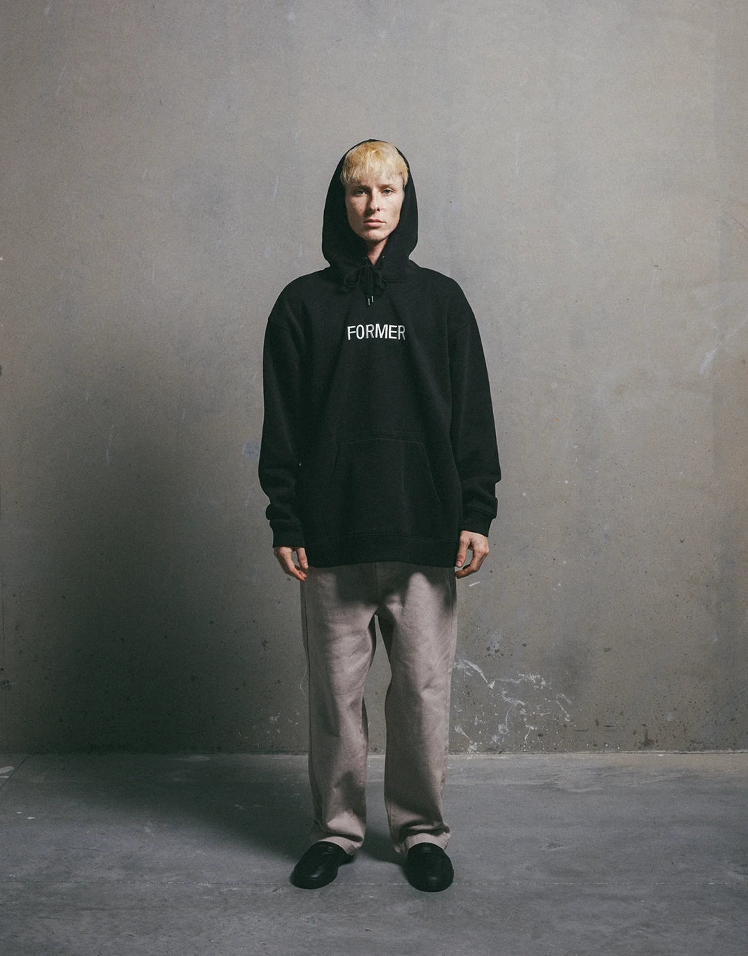 Legacy Embroidery Hoodie - Black