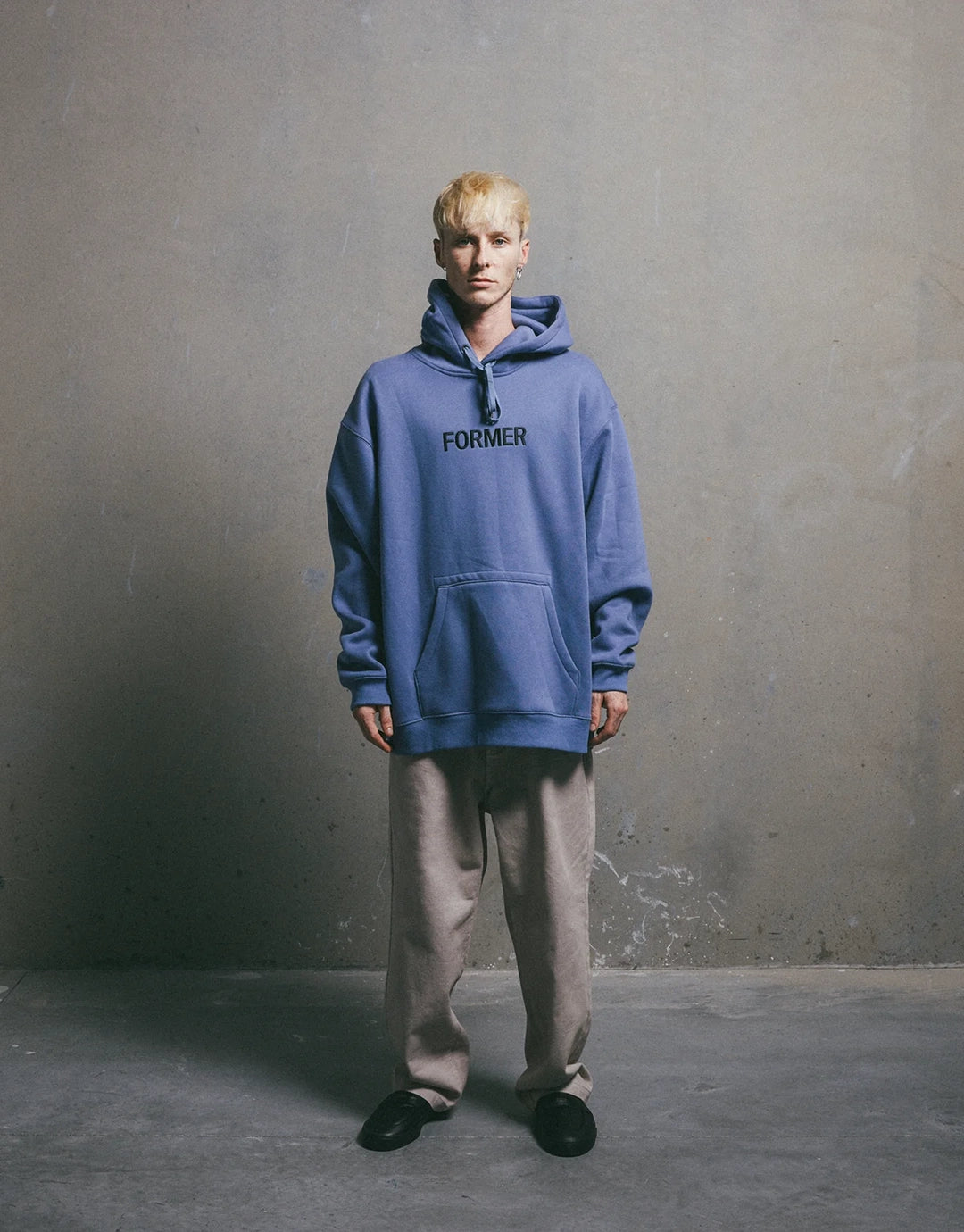 Legacy Embroidered Hoodie - Violet