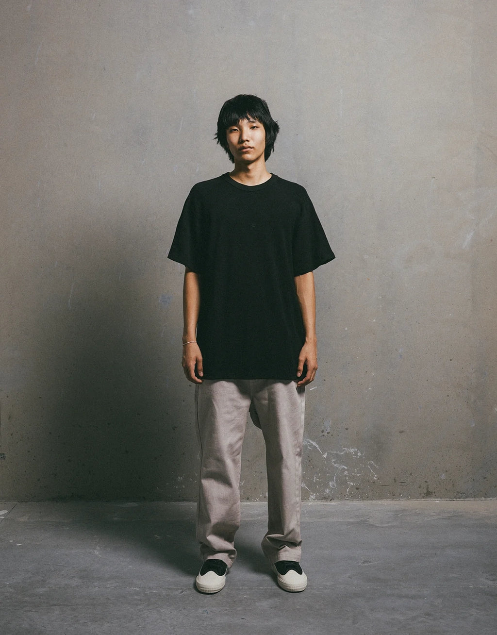Franchise Waffle Short Sleeve T-Shirt - Black